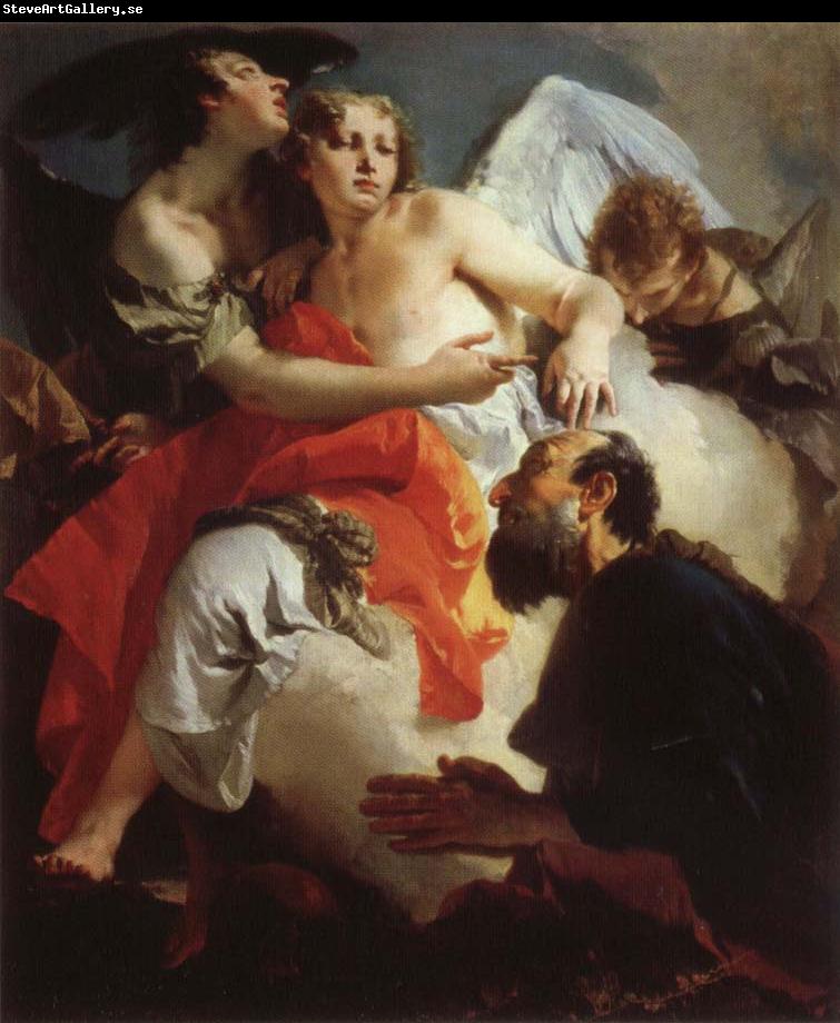 Giambattista Tiepolo Abraham and the Angels